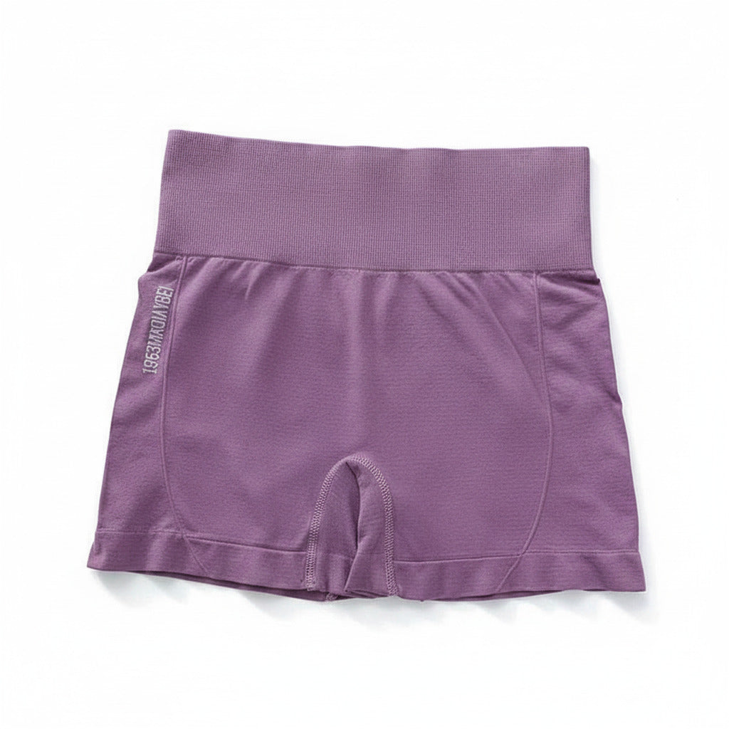 Pantaloncini Donna Vita Alta Yoga e Running Elasticizzati