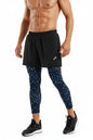 Men's 2-in-1 Running Shorts with Compression and Long Liner