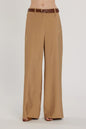 Relish Women's High Waisted Palazzo Trousers Tannin - PREZIOSA_P RDP2607303065