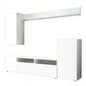 Living Room Bridge Wall Unit White and Glossy White, Dimensions: 207 x 34 x 170 h cm