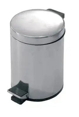 Treteimer Edelstahl verchromt 3 l