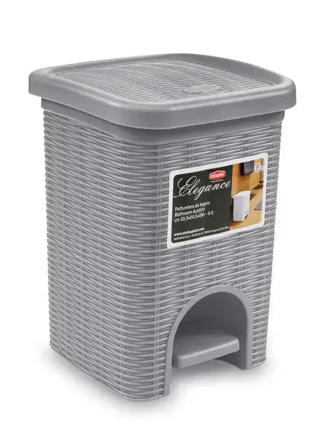 Pattumiera bagno Elegance LT.6 grigia
