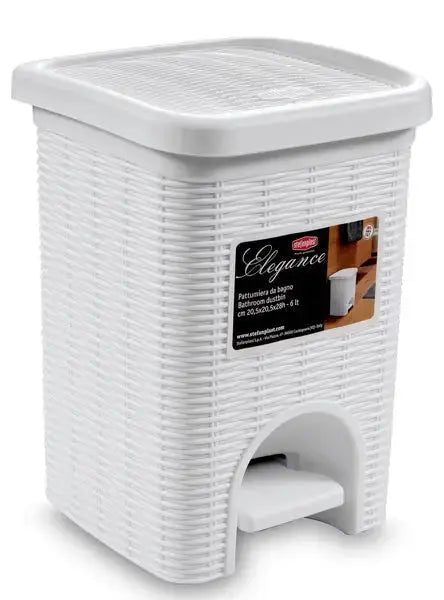 Pattumiera bagno elegange da 6 litri
