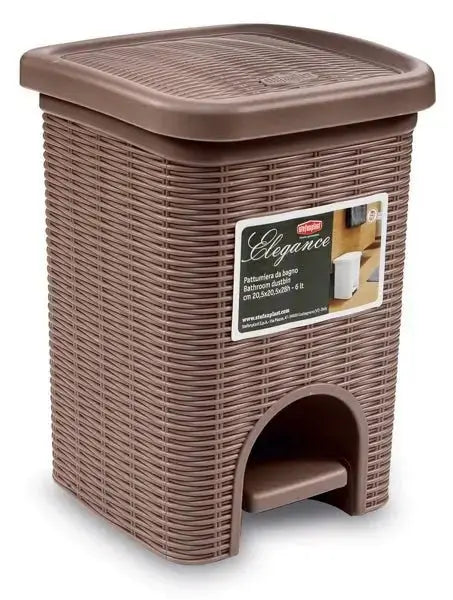 Pattumiera bagno elegange da 6 litri