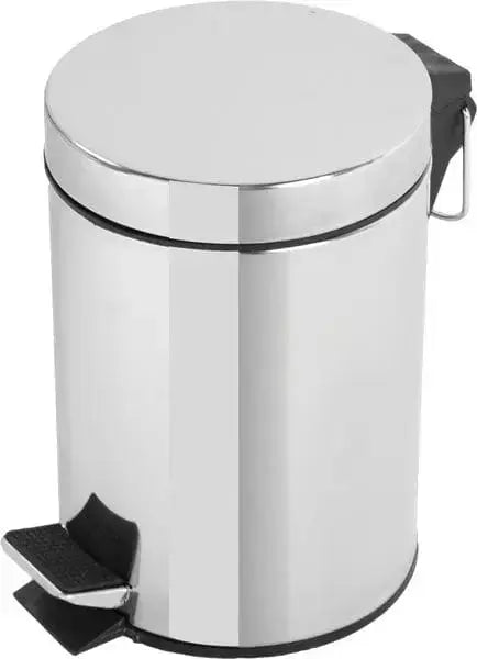 Badezimmereimer, verchromter Stahl, 5 l.
