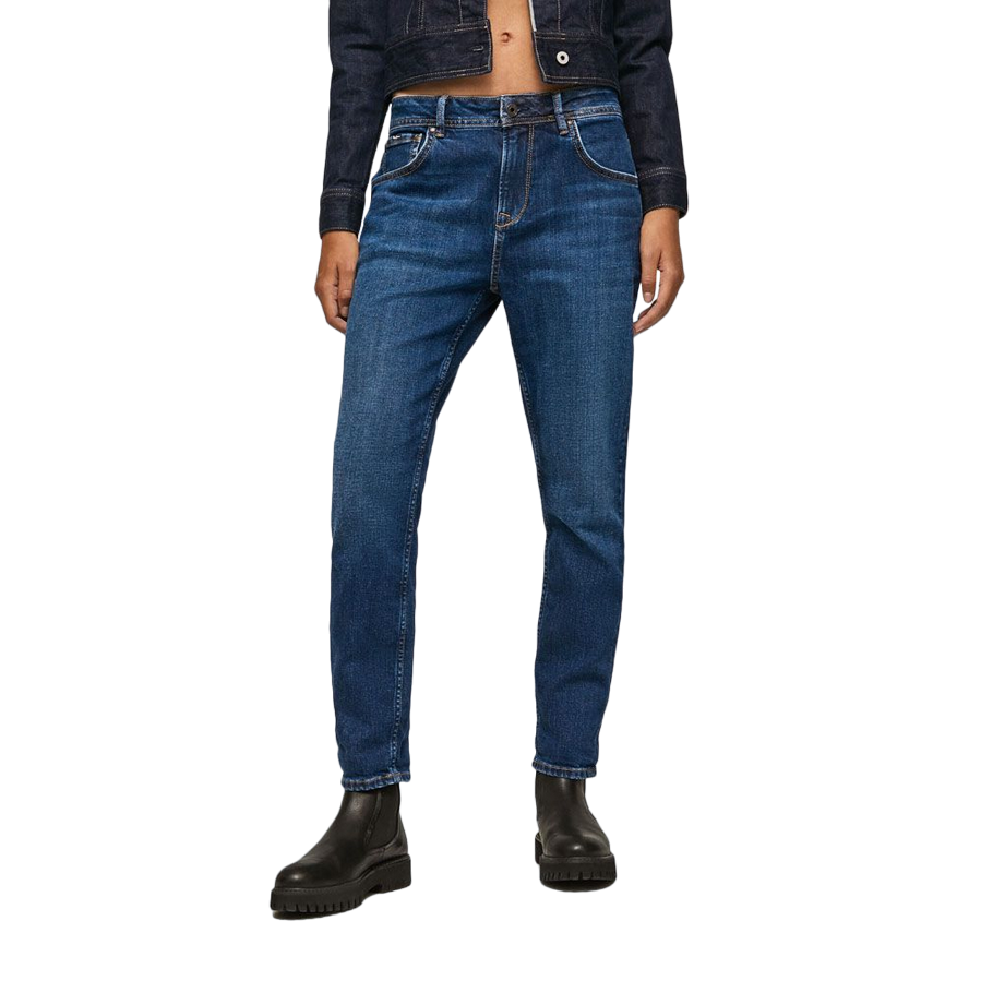 Pepe Jeans Women's Denim Trousers Violet PL204176VR6R blue