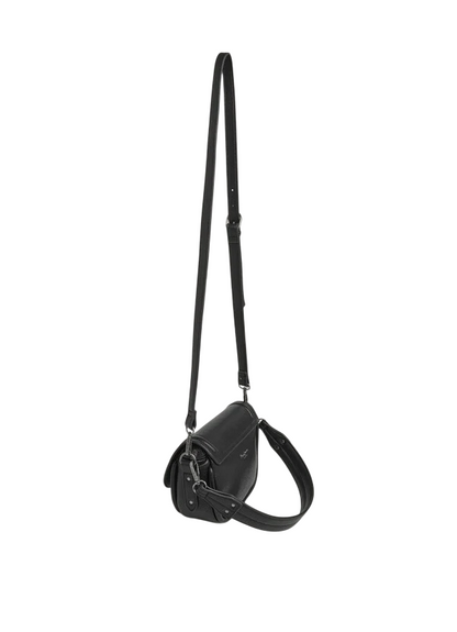 Pepe Jeans Borsa Donna PL0300006 999 Nero – Similpelle Premium con Patta e Tracolla Regolabile