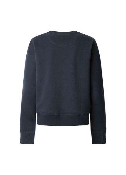 Pepe Jeans Felpa girocollo da donna  Maddy PL581484 594 blu