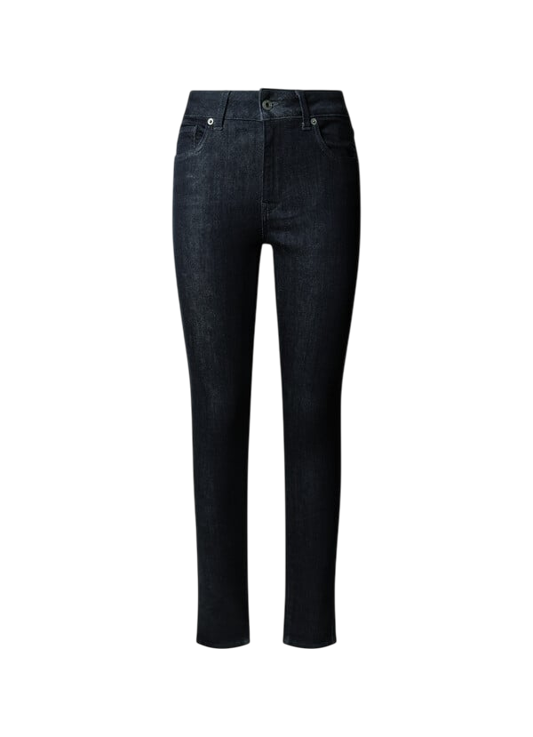 Pepe Jeans Jeans Donna PL2047288 Regent Nero – Skinny Fit a Vita Media, Eleganza e Comfort Everyday