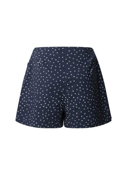 Pepe Jeans gonna a fantasia da donna con fiocco Damaris PL801160 588 blu