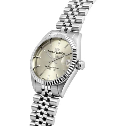 Philip Watch Caribe – Swiss Made Quarz, elfenbeinfarbenes Zifferblatt, 31mm – R8253597548