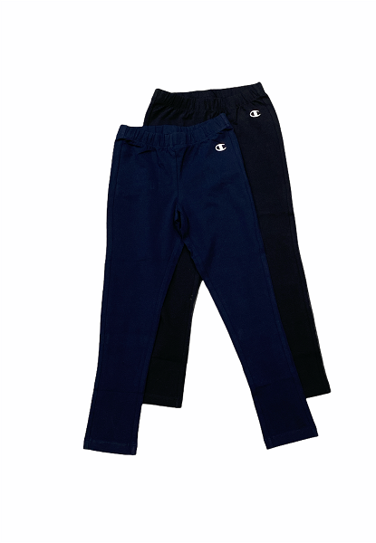 Champion 2 Pantaloni Leggings 404239 KK001 NBK nero-blu