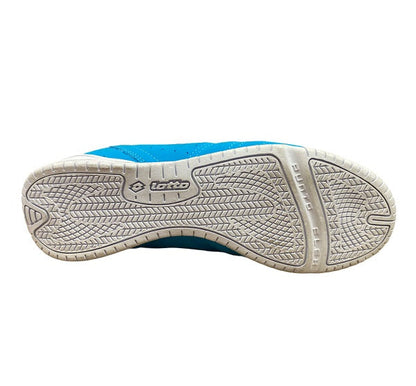 Lotto scarpa da calcetto indoor da junior Torcida Tre Nu Id Jr M6228 celeste