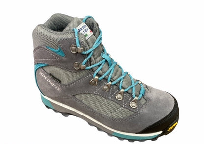 Dolomite scarponcino da trekking da donna Zernez GTX 248116 GG/DTG grigio canna di fucile-verde ottanio