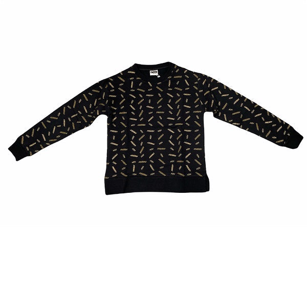 Freddy Felpa Logo F1WFTS7C NO1 black/gold