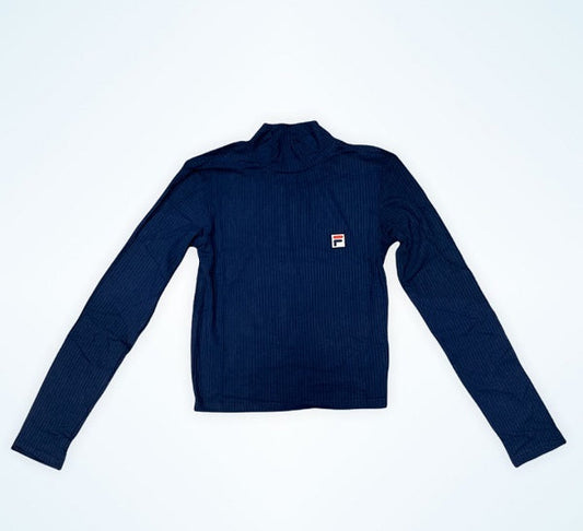 Fila maglia da donna a lupetto Ceyla Rbbed 688975 170 blu