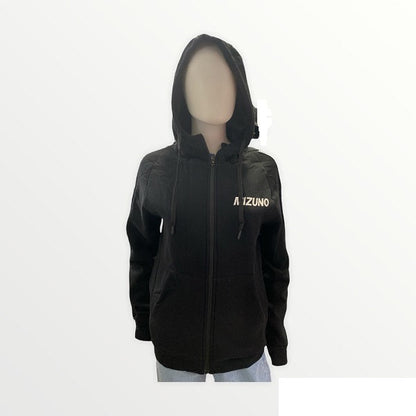 Mizuno Unisex Black Zip Sweatshirt - K2GC1604 Athletic Sweat Jacket