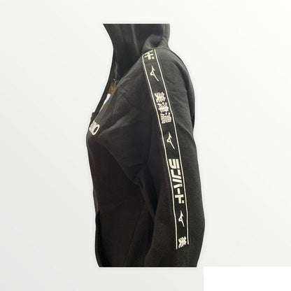 Mizuno Unisex Black Zip Sweatshirt - K2GC1604 Athletic Sweat Jacket