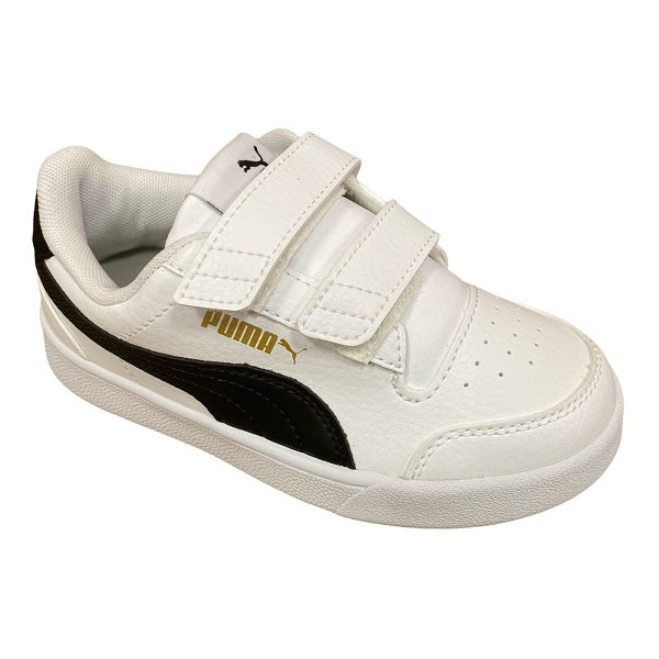Puma Shuffle V PS Lifestyle Sneakers Bambino Bianco Nero - 375689 02