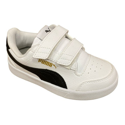 Puma Shuffle V PS Lifestyle Sneakers Bambino Bianco Nero - 375689 02