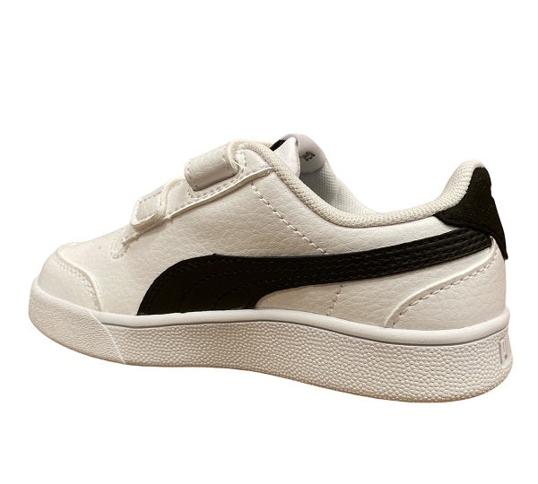 Puma Shuffle V PS Lifestyle Sneakers Bambino Bianco Nero - 375689 02