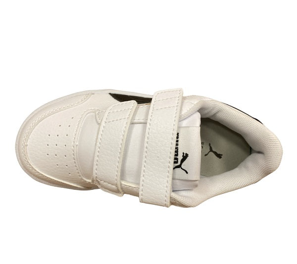 Puma Shuffle V PS Lifestyle Sneakers Bambino Bianco Nero - 375689 02