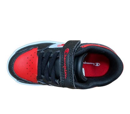 Champion scarpa sneakers da bambino Rebound 2.0 Low 2258-CHA-KK002 NBK/WHT/RED nero-bianco-rosso
