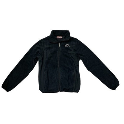 Kappa Maglia Pile 1/2 Zip Logo Vaurion Slim 3023G30 923 nero
