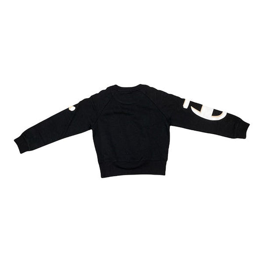 Champion Felpa Girocollo da bambino con stampa sulla manica 404211 nero
