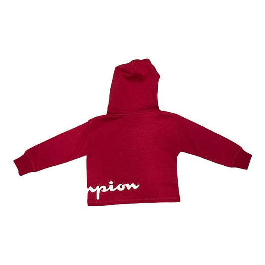 Champion Felpa con Cappuccio con stampa laterale 404195 CHA RS061 BGN rosso