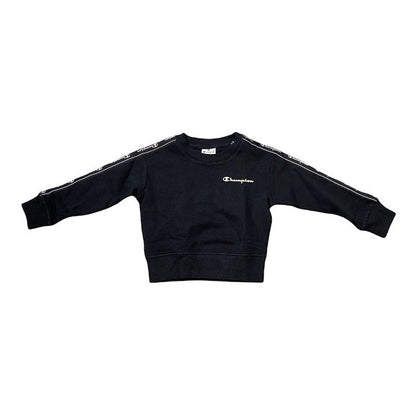 Champion Felpa girocollo da bambina 404268 CHA KK001 NBK nero