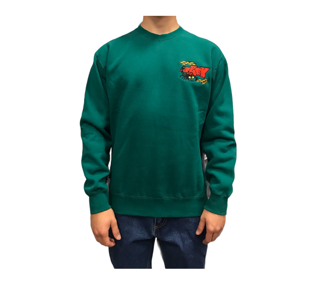 Obey Felpa Brick by Brick 112480103 Ivy Verde