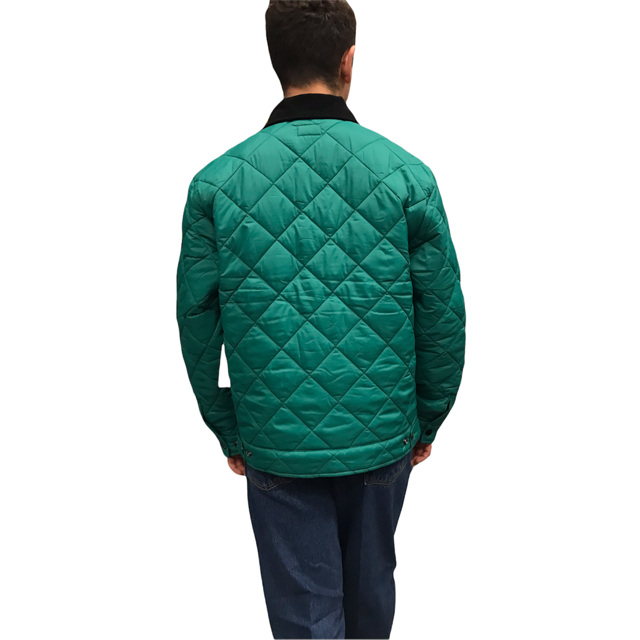 Obey Men's Quilted Jacket Collectors 121800479 Green
