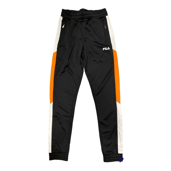 Fila pantalone sportivo da uomo Dash Track 689023 B426 nero bianco arancio