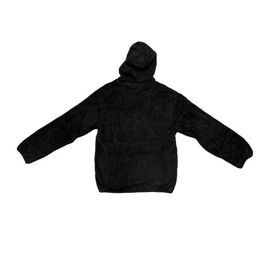 Kappa maglia in pile con cappuccio e cerniera intera Logo Clo 34111QW 005 nero