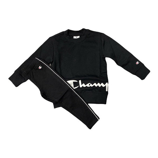 Champion Tuta sportiva da ragazza Girl 404281 CHA KK001 NBK nero