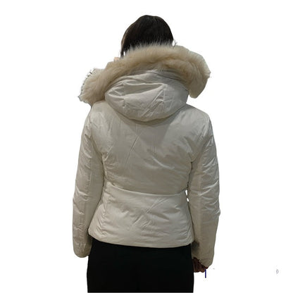Gaudi Piumino sintetico con cappuccio e ecopelliccia 121BD35006 125001-02 beige