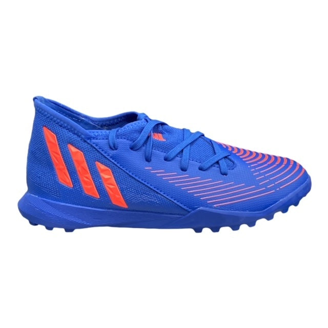 Adidas scarpa da calcetto da ragazzo Predator Edge.3 TF GX2640 blu-corallo