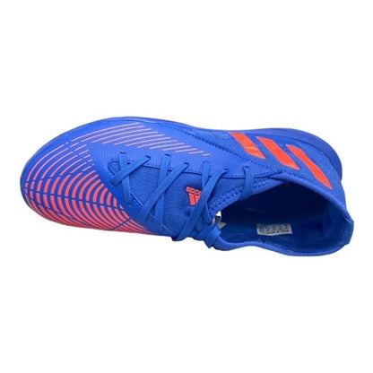 Adidas scarpa da calcetto da ragazzo Predator Edge.3 TF GX2640 blu-corallo