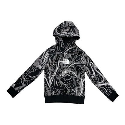 The North Face Felpa con cappuccio Junior NF0A7R1H5P61 black topographic