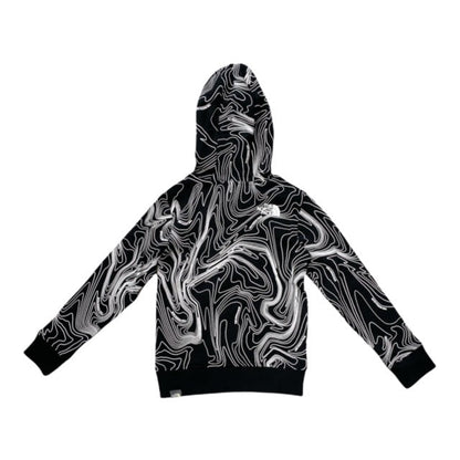 The North Face Felpa con cappuccio Junior NF0A7R1H5P61 black topographic