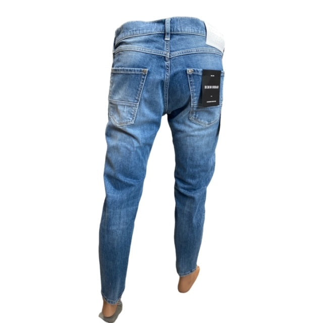 Zero Construction pantalone Jeans da uomo Oric 4103 blu