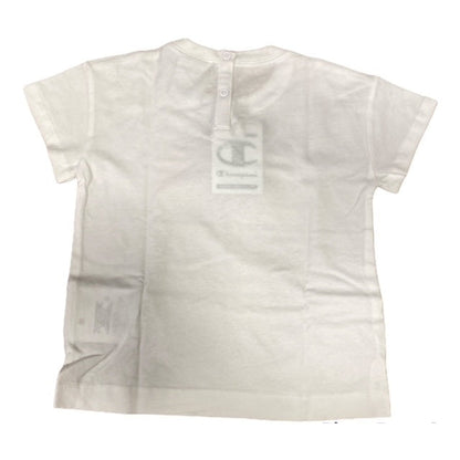 Champion Set Infant T-shirt + Short 404391 ww001 wht white-pink