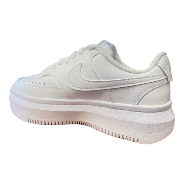 Nike Court Vision Alta DM0113-100 Bianco | Sneaker Zeppa Donna Pelle Premium
