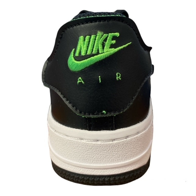 Nike Air Force 1 AF1/1 GS Lifestyle Sneakers Junior Nero Argento Metallico Lapis - DH7341-001