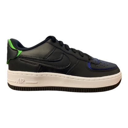Nike Air Force 1 AF1/1 GS Lifestyle Sneakers Junior Nero Argento Metallico Lapis - DH7341-001