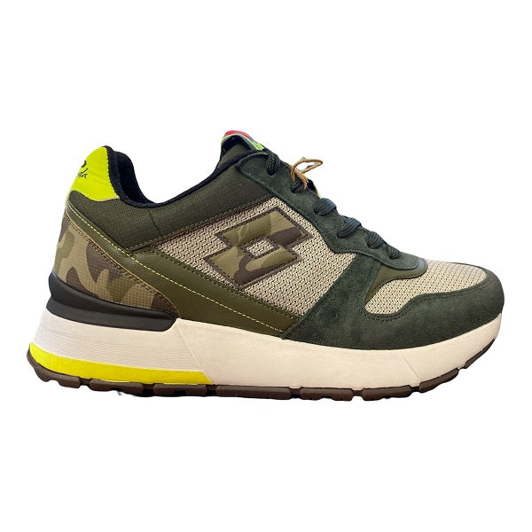 Lotto Leggenda Tokyo Ginza Camo 217863 97J - Sneakers Uomo Verde Grigio