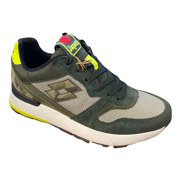 Lotto Leggenda Tokyo Ginza Camo 217863 97J - Sneakers Uomo Verde Grigio