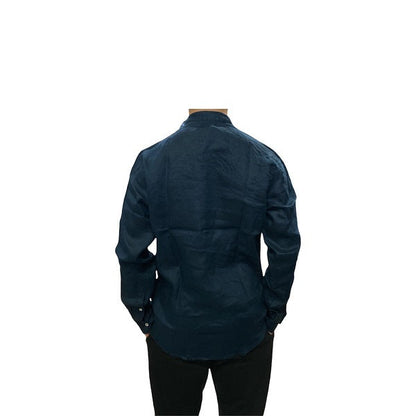 Trez camicia manica lunga da uomo Crave-1211 M45136 237 blu