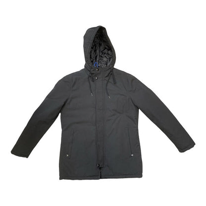 Astrolabio giaccone da uomo con cappuccio CP7J 500 nero